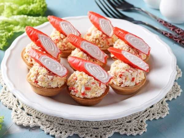 Бюджетные и вкусные тарталетки для новогоднего стола