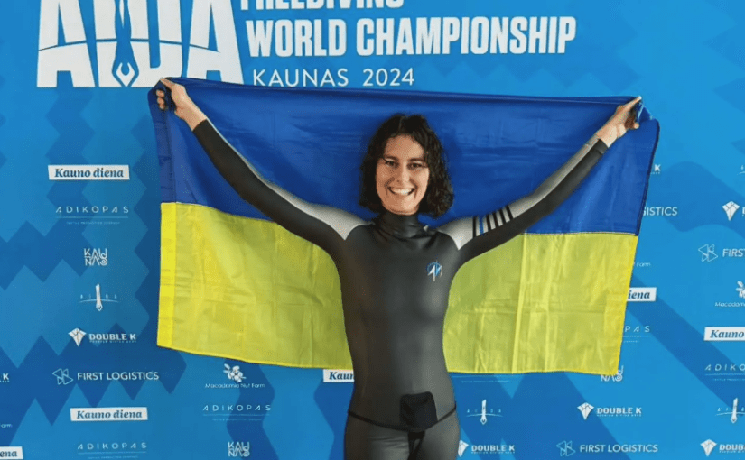 Украинская спортсменка установила мировой рекорд во фридайвинге (фото) ➤ Prozoro.net.ua
