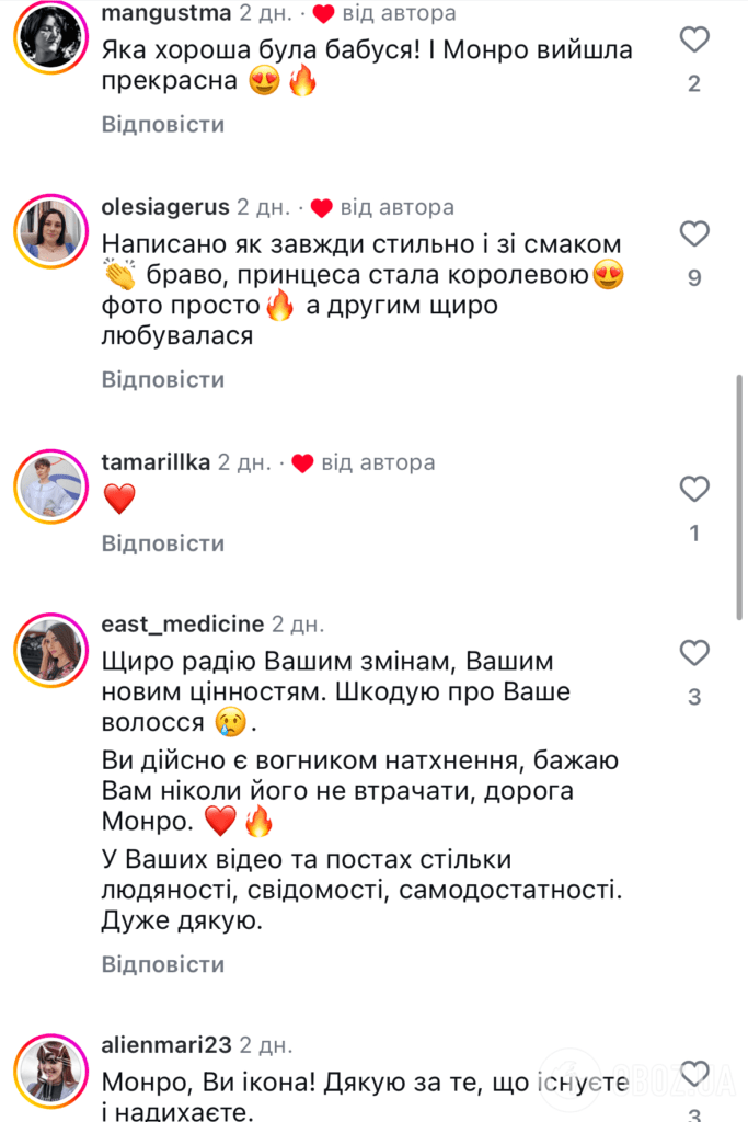 Перука за 1500$: Монро показала фото 23-річної давності та розповіла, що втратила волосся