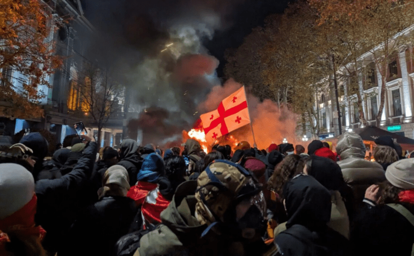 Жорстоке протистояння поліції та мітингувальників: чи вдасться грузинам перемогти у протистоянні проросійській владі ➤ Prozoro.net.ua