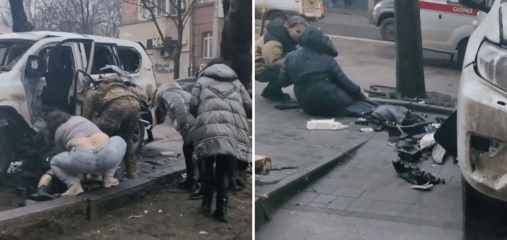 В Донецке взорвали авто начальника Еленовской колонии (фото, видео) 7 В Донецке взорвали авто начальника Еленовской колонии (фото, видео)