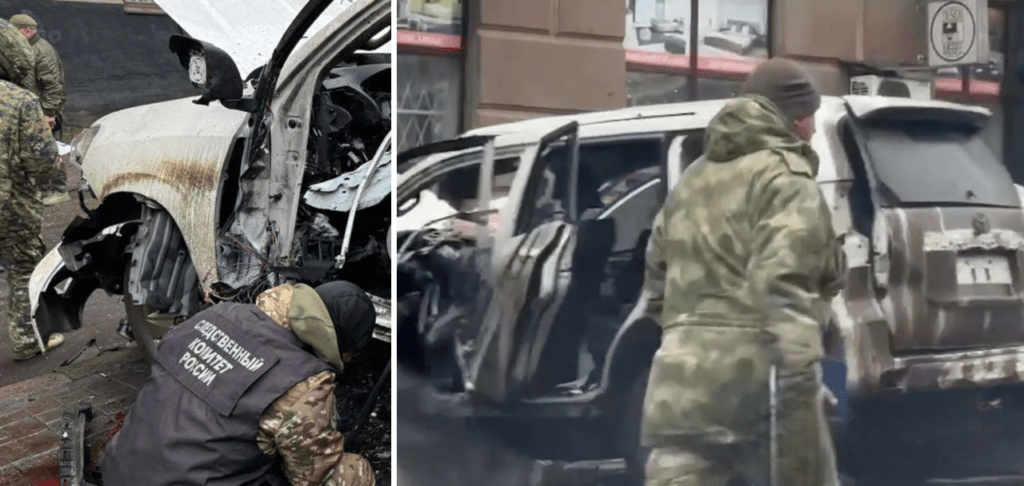 В Донецке взорвали авто начальника Еленовской колонии (фото, видео) 6 В Донецке взорвали авто начальника Еленовской колонии (фото, видео)
