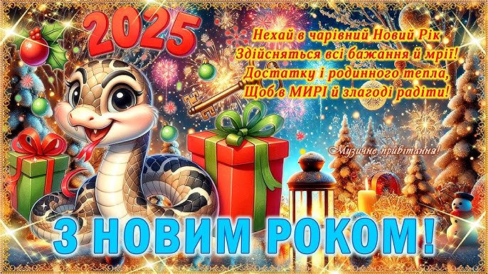З Новим роком 2025: найкращі привітання у віршах, прозі та картинках 8 З Новим роком 2025: найкращі привітання у віршах, прозі та картинках