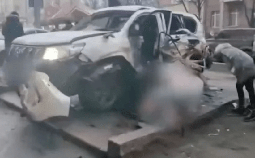 В Донецке взорвали авто начальника Еленовской колонии (фото, видео) ➤ Prozoro.net.ua