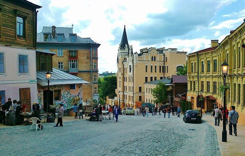 Уникальные фото: каким был Андреевский спуск в конце XIX века ➤ Prozoro.net.ua