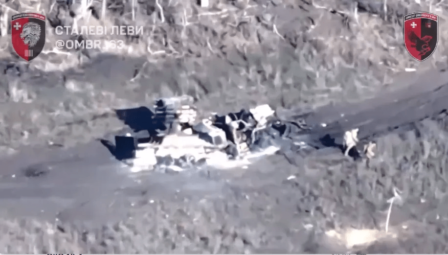 Воины ВСУ уничтожили редкий российский бомбомет "Смерч-2" на Донбассе (видео)