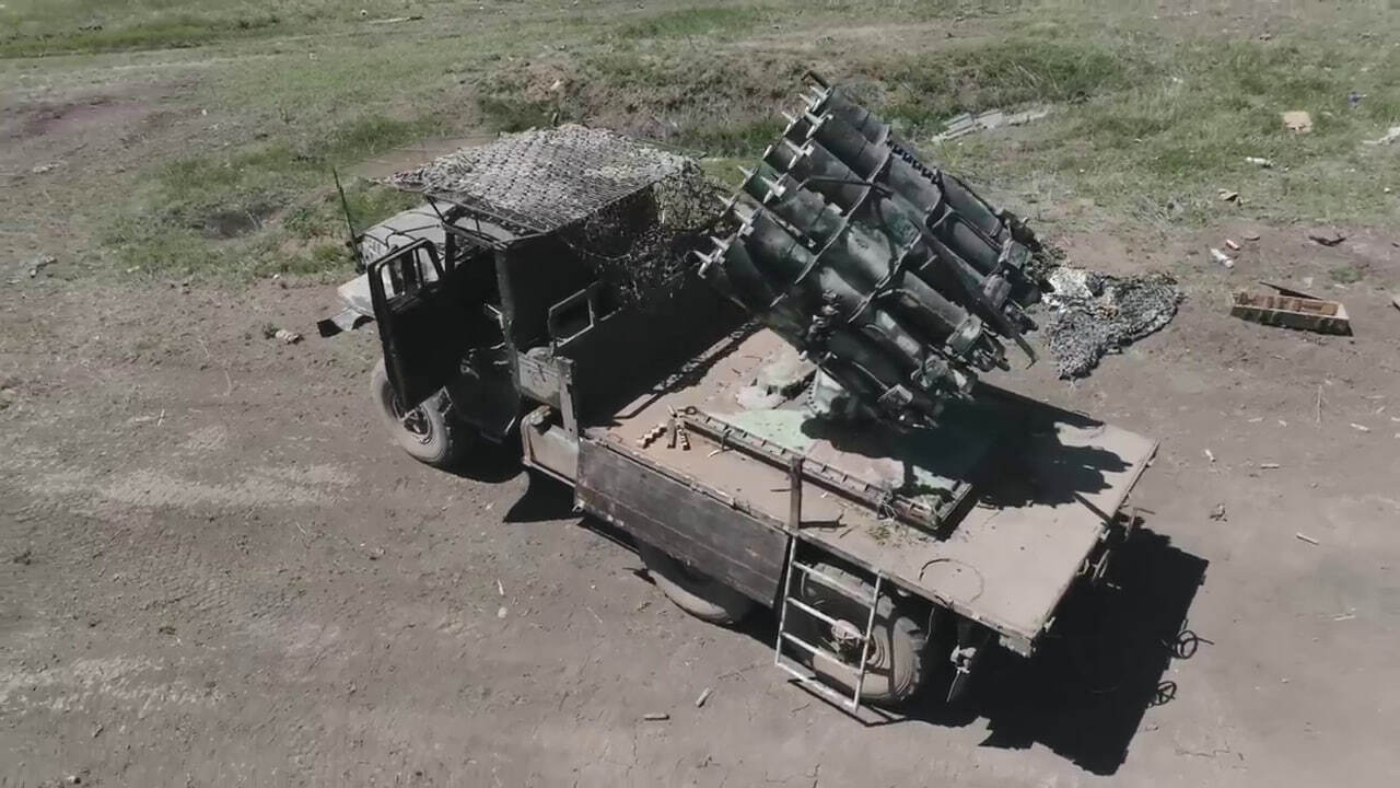 Воины ВСУ уничтожили редкий российский бомбомет «Смерч-2» на Донбассе (видео) ➤ Prozoro.net.ua