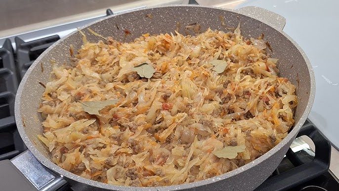 Тушеная капуста с фаршем и овощами: быстрый рецепт ➤ Prozoro.net.ua