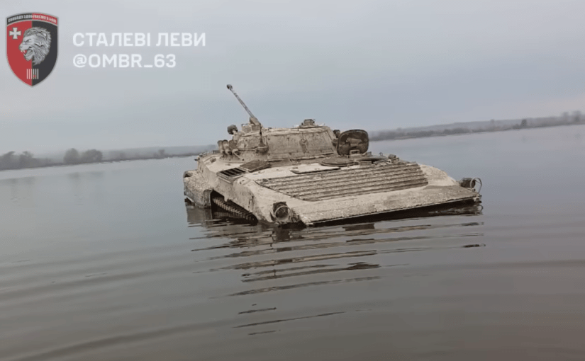 Бойцы ВСУ получили затонувший российский БМП-2, пролежавший два года под водой (видео) ➤ Prozoro.net.ua