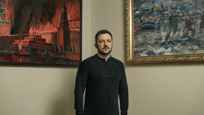 У Путіна відповіли на фото Зеленського на тлі палаючого Кремля ➤ Prozoro.net.ua