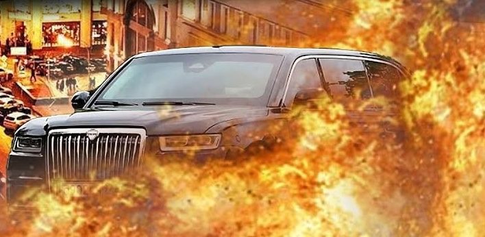 В Москве взорвался и загорелся лимузин Путина: СМИ раскрыли детали ➤ Prozoro.net.ua