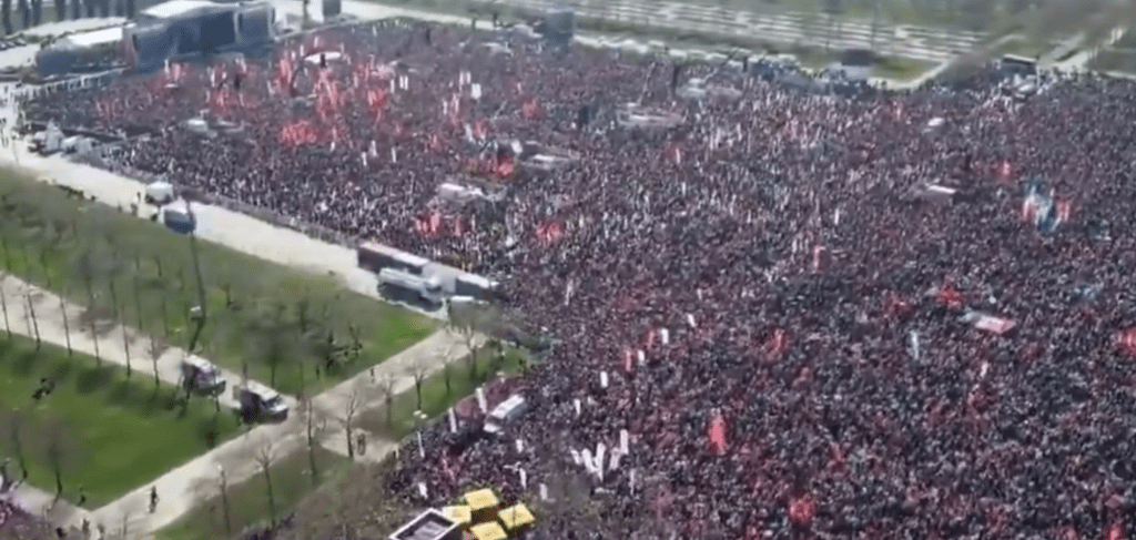 В Стамбуле на митинг вышли более 2 миллионов человек: что требуют турки (фото)