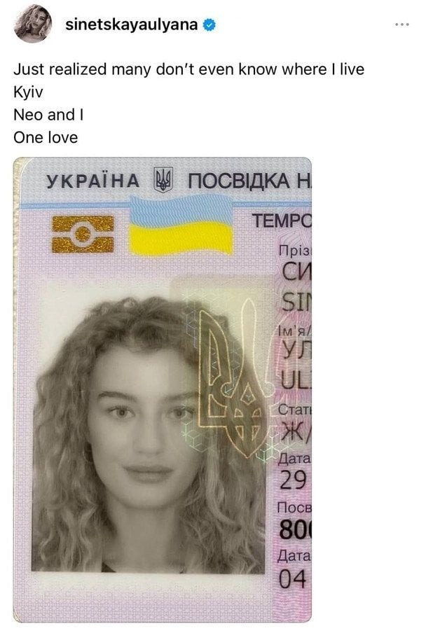 Известная певица из РФ получила ВНЖ в Украине и показала документ 3 Известная певица из РФ получила ВНЖ в Украине и показала документ