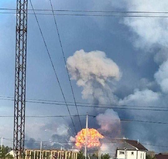 Под Москвой взрываются склады боеприпасов (видео) ➤ Prozoro.net.ua