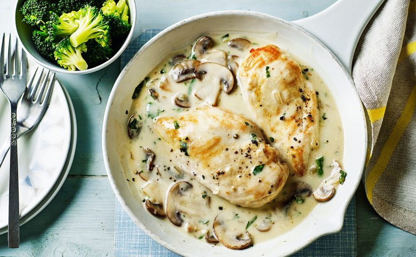 Куриное филе с шампиньонами в сливочном соусе: идеальное сочетание вкуса и аромата ➤ Prozoro.net.ua
