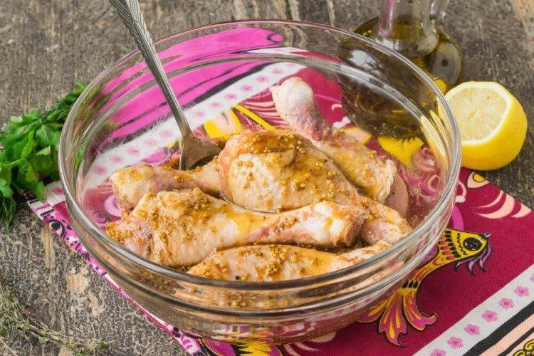 Самый вкусный медово-горчичный маринад для курицы