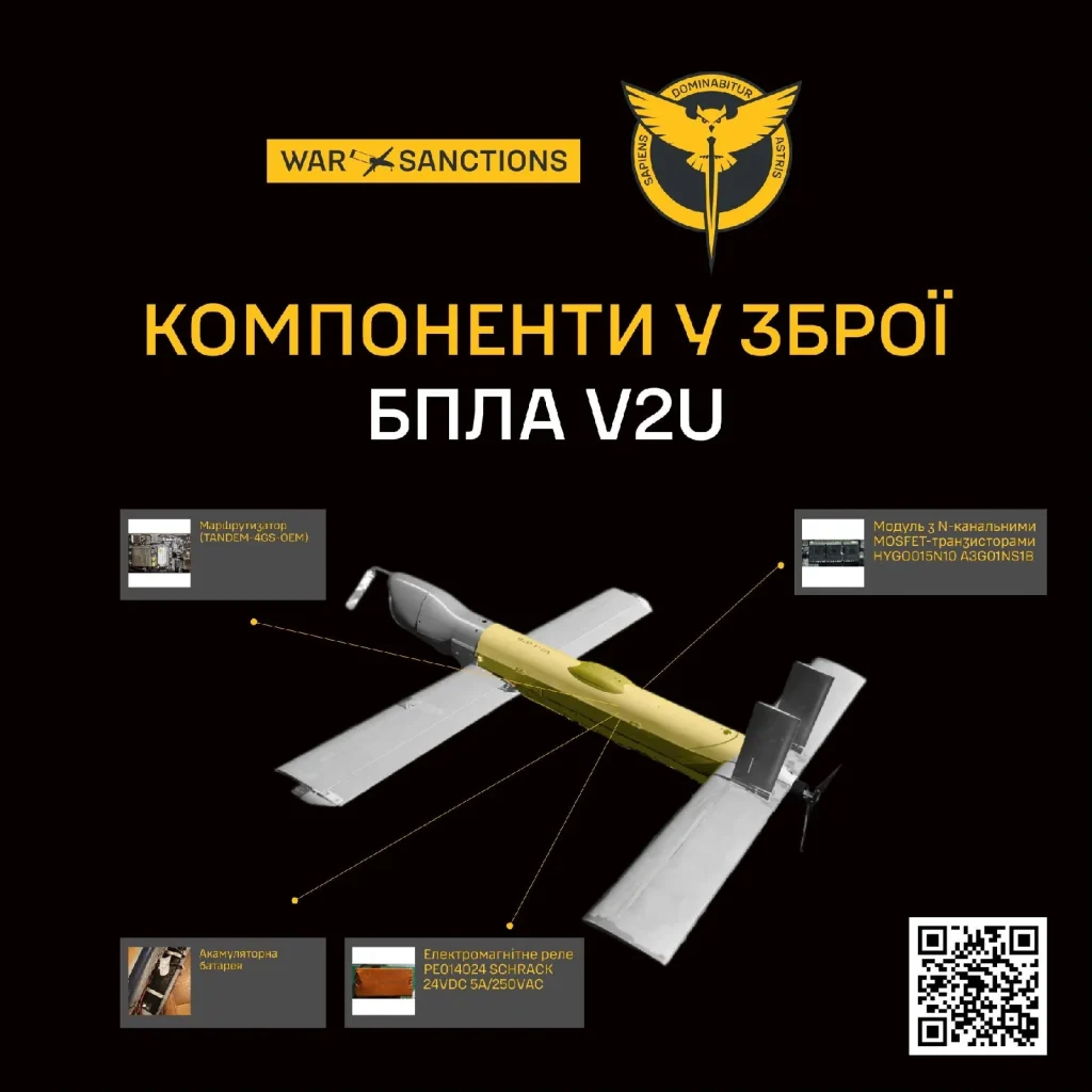 ГУР розібрало російський безпілотник з ШI: знайшли деталі з Китаю та США