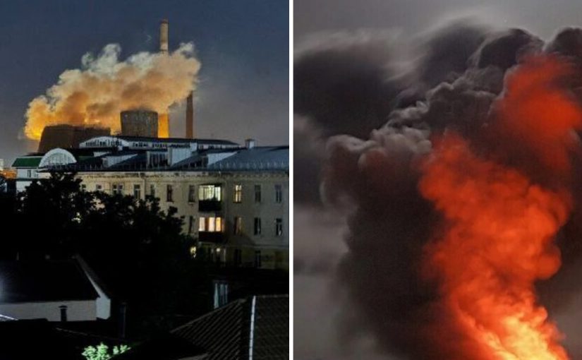 На хімзаводі “Азот” у Новомосковську пролунали вибухи, а потім – пожежа: фото ➤ Prozoro.net.ua