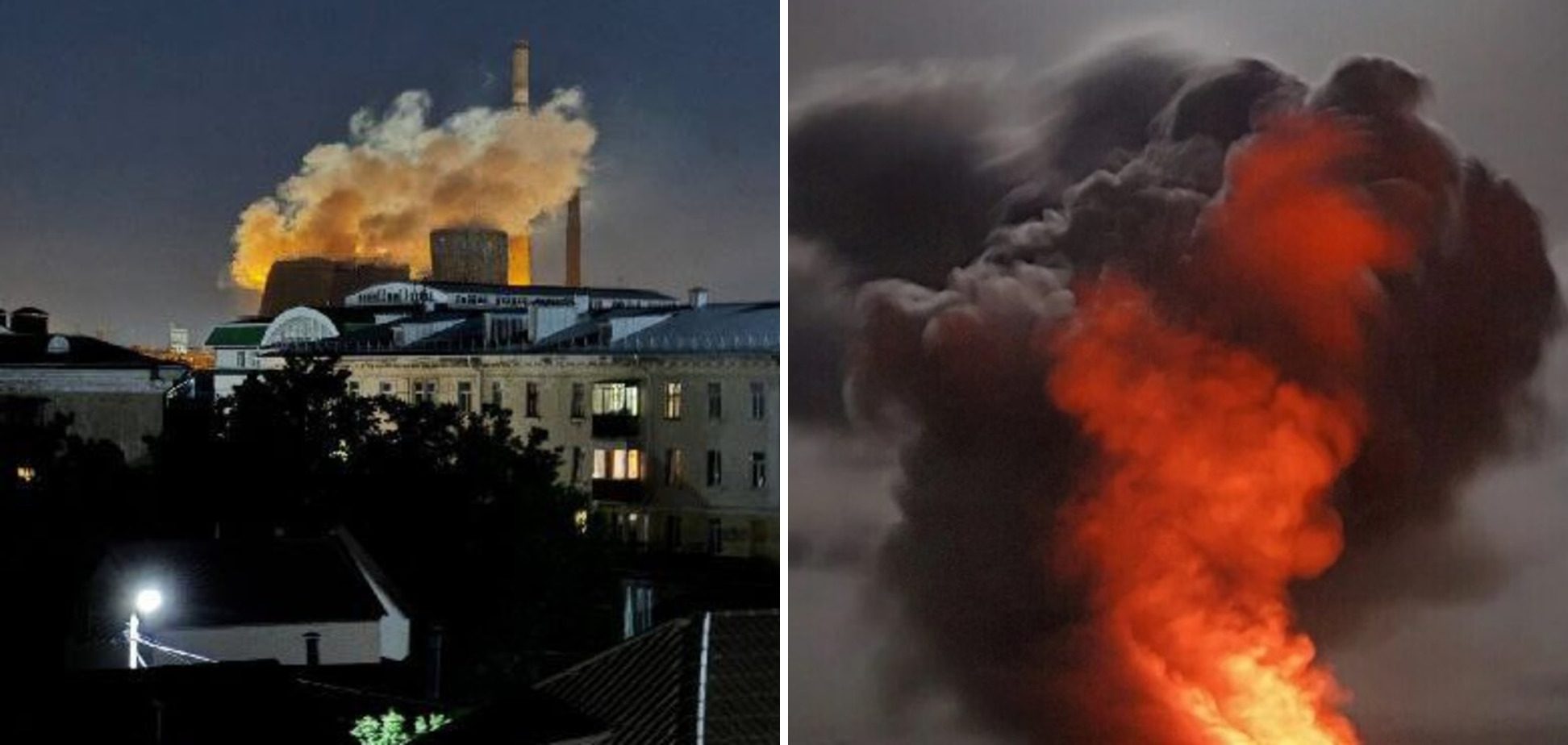 На хімзаводі “Азот” у Новомосковську пролунали вибухи, а потім – пожежа: фото ➤ Prozoro.net.ua