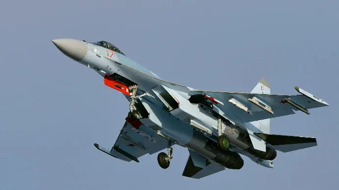Украинские бойцы уничтожили российский истребитель Су-35