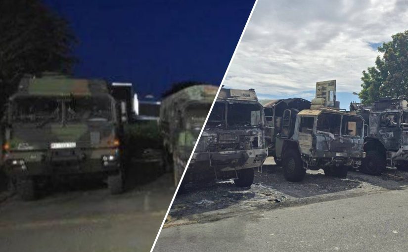 В Германии россияне подожгли военную технику на базе Бундесвера (видео) ➤ Prozoro.net.ua