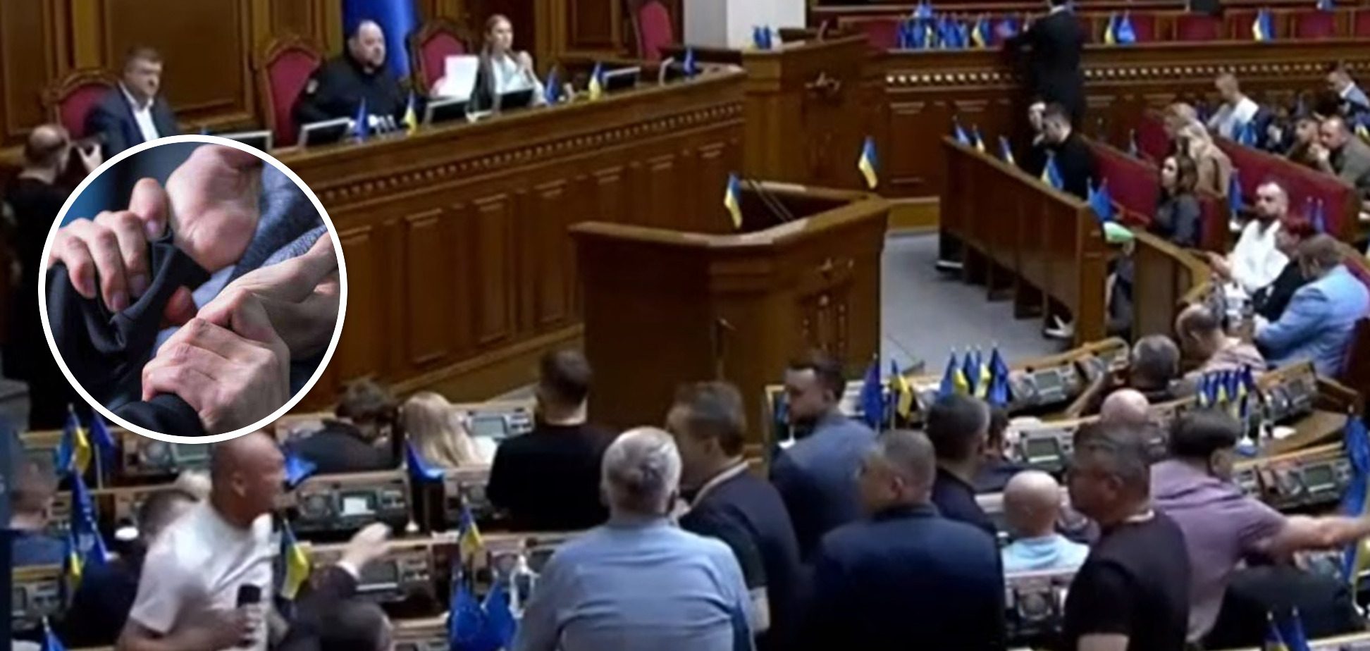 У Верховній Раді почубилися депутати зі “Слуги народу” (відео)