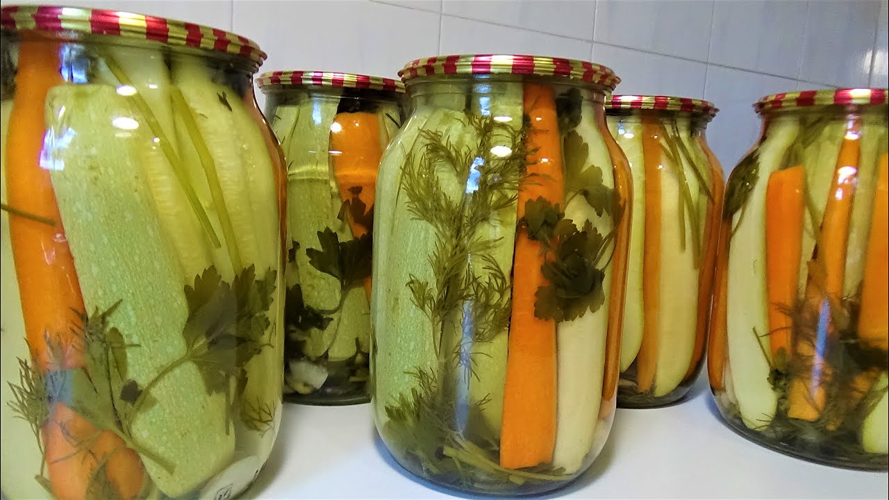Соленья на зиму: рецепт огурцов, баклажанов и кабачков