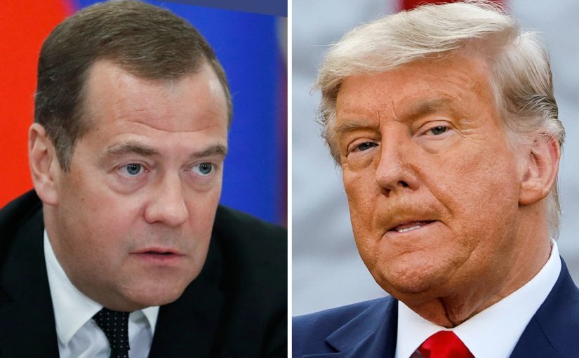 Что сказал Медведев на заявление Трампа про  помощь Украине ➤ Prozoro.net.ua