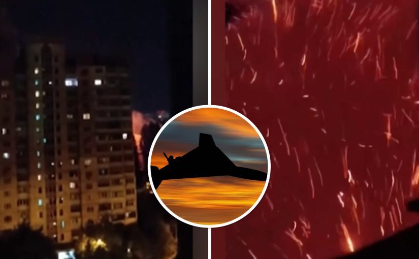 “Шахед” вибухнув у дворі багатоповерхівки в Києві: відео ➤ Prozoro.net.ua