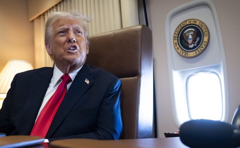 Трамп уже в самолете на Аляску выдал странное заявление о Путине ➤ Prozoro.net.ua