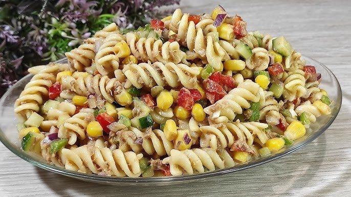 Рецепт турецкого салата с макаронами и овощами ➤ Prozoro.net.ua