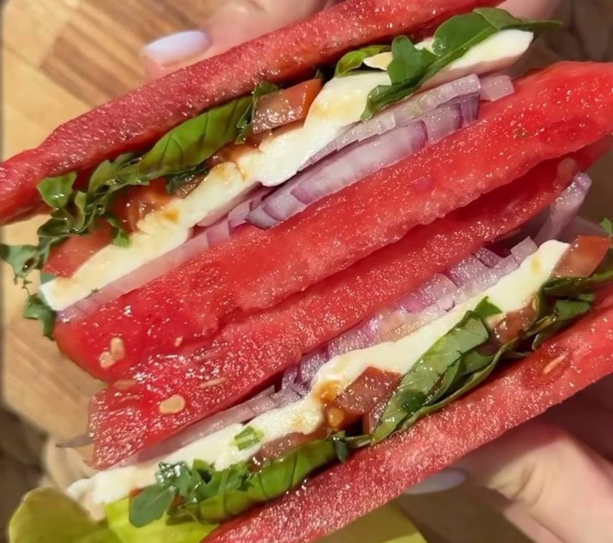 Сэндвич из арбуза: настоящее летнее наслаждение вкусом