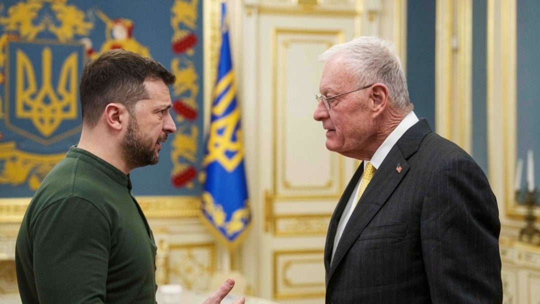 Стало известно, о чем говорил Зеленский с Келлогом в Киеве