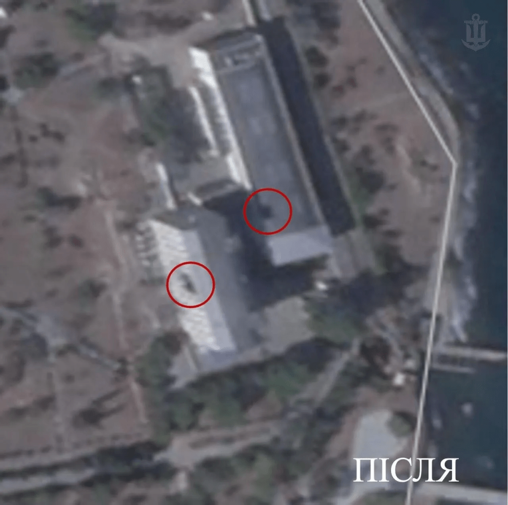 ВМС України вдарили по важливому об’єкту Чорноморського флоту РФ у Криму (фото) 5 ВМС України вдарили по важливому об’єкту Чорноморського флоту РФ у Криму (фото)