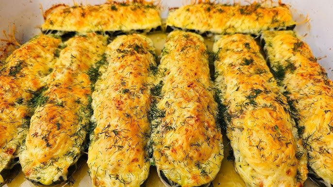 Кабачкові човники з ароматною начинкою