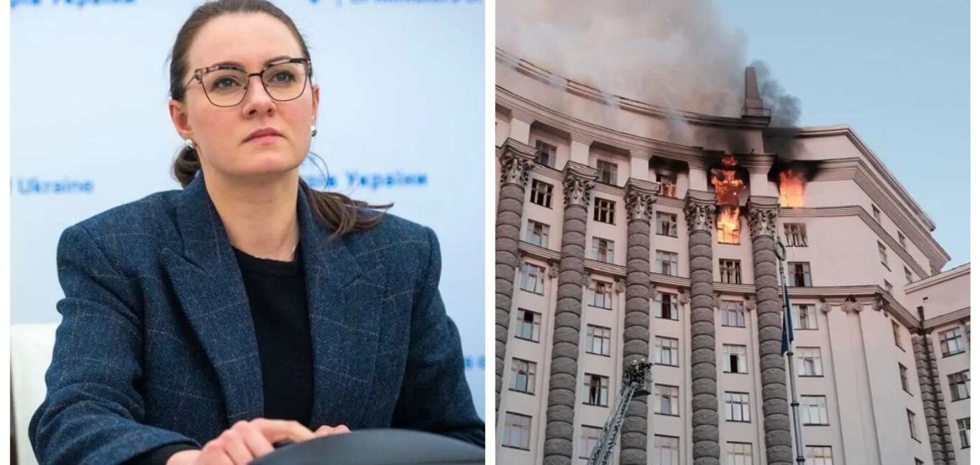 “Світ має відреагувати!” Свириденко показала наслідки атаки дронів по будівлі Кабміну