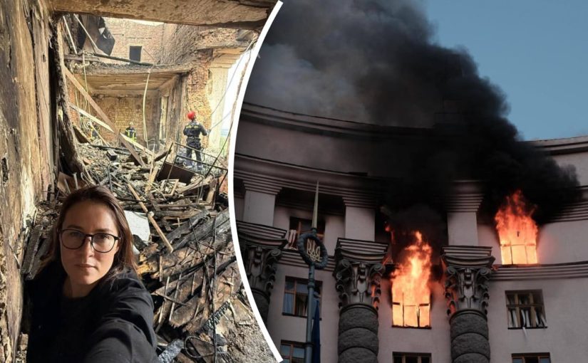 “Світ має відреагувати!” Свириденко показала наслідки атаки дронів по будівлі Кабміну ➤ Prozoro.net.ua
