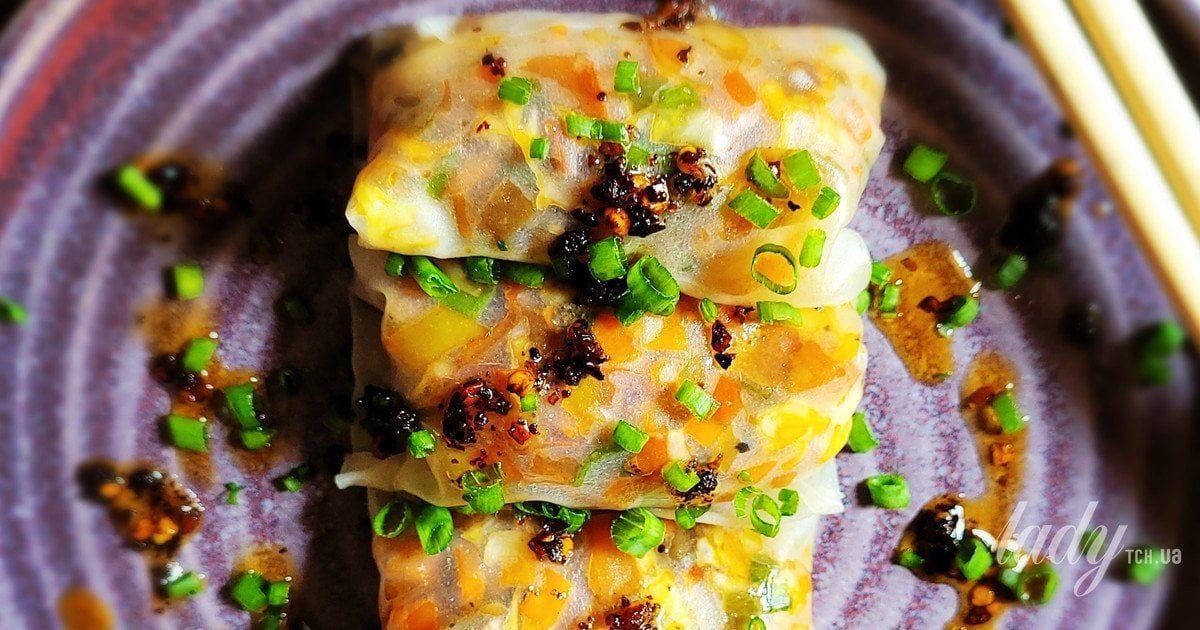 Равиоли из рисовой бумаги