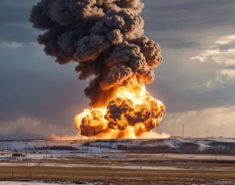 Після ударів РФ на Львівщині загорілося газове сховище