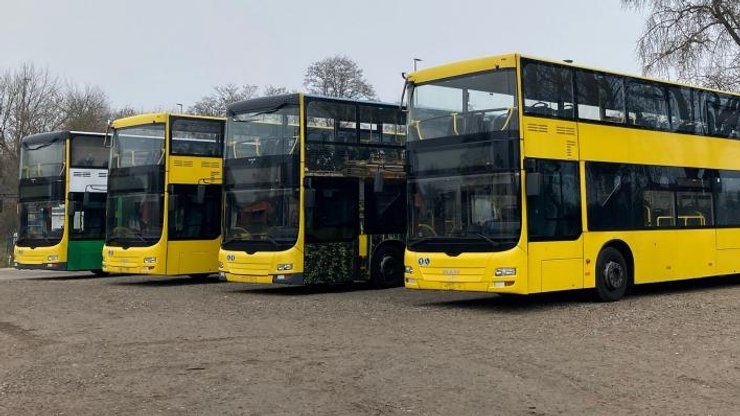 Двоповерховий автобус з Берліна курсуватиме у Києві: коли і де можна проїхатися