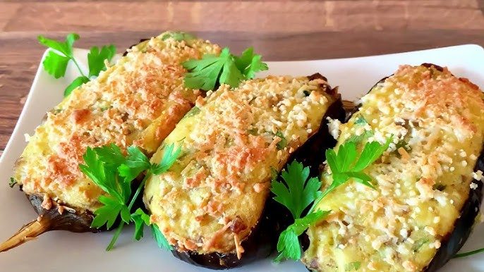 Фаршированные баклажаны с тунцом: простой и вкусный рецепт