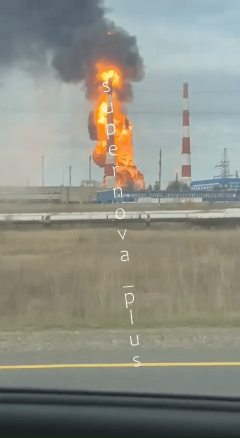 На Оренбургском газоперерабатывающем заводе РФ возник масштабный пожар: фото 5 На Оренбургском газоперерабатывающем заводе РФ возник масштабный пожар: фото