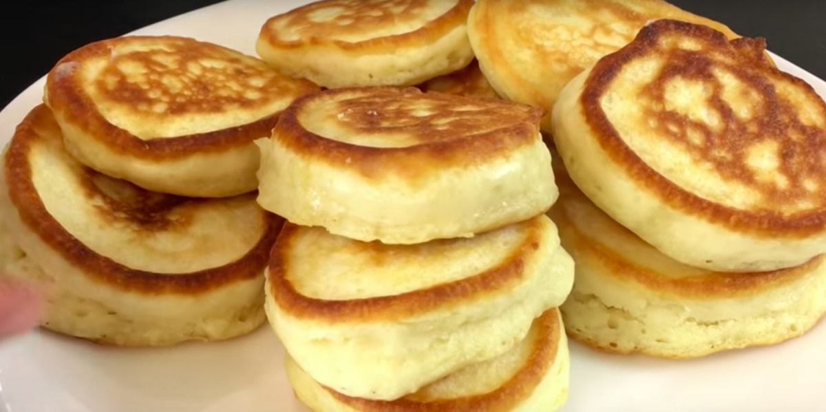 Оладьи с яблоками как у бабушки