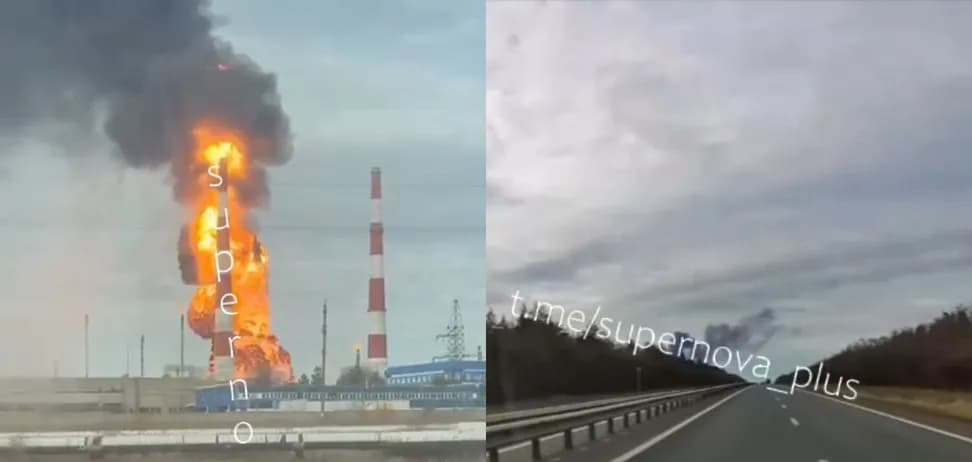 На Оренбургском газоперерабатывающем заводе РФ возник масштабный пожар: фото 3 На Оренбургском газоперерабатывающем заводе РФ возник масштабный пожар: фото
