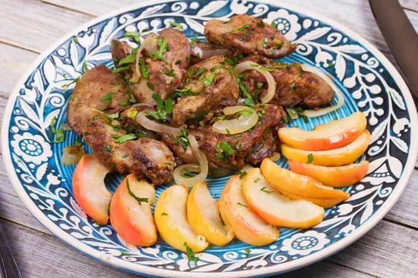 Нежная куриная печень в ароматном луковом кляре ➤ Prozoro.net.ua