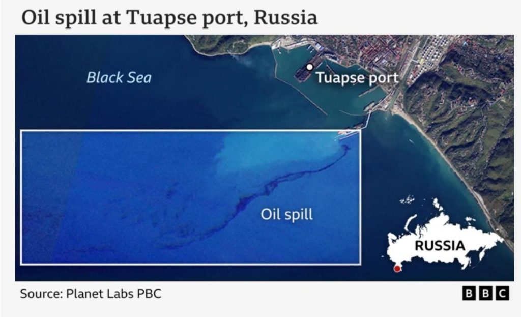 Російський порт в Туапсе зупинив експорт палива після атаки дронів