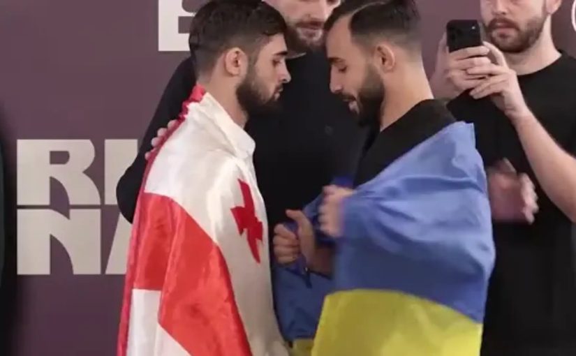 Что сделал грузин, увидев флаг Украины: видео ➤ Prozoro.net.ua