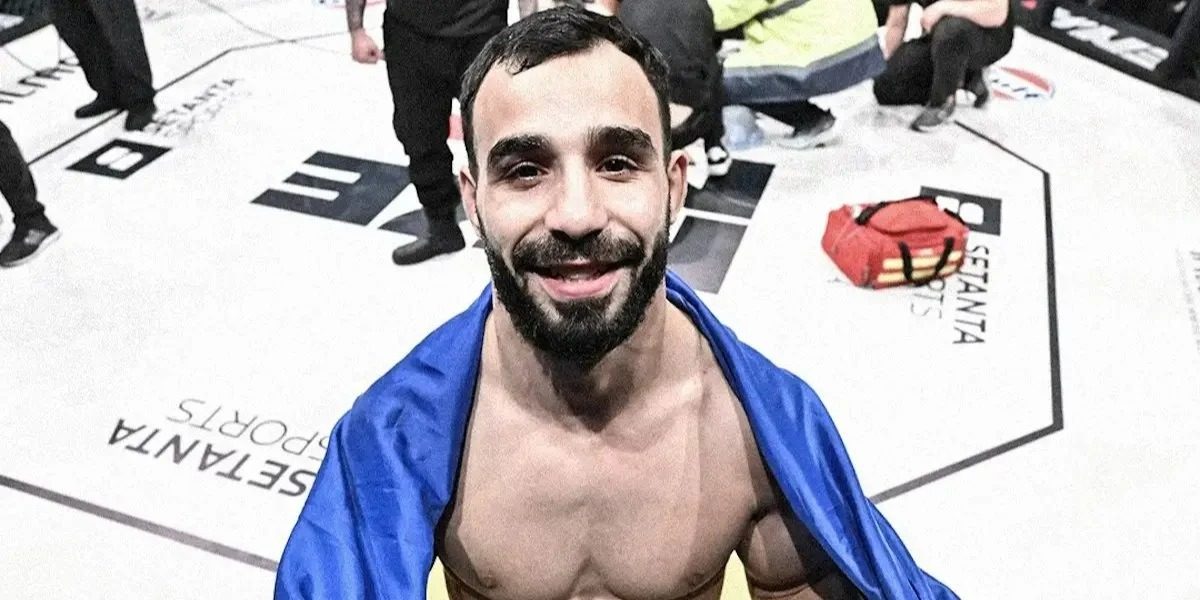 Что сделал грузин, увидев флаг Украины: видео
