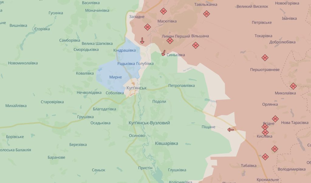 Силы обороны заблокировали противника в Купянске (карта)