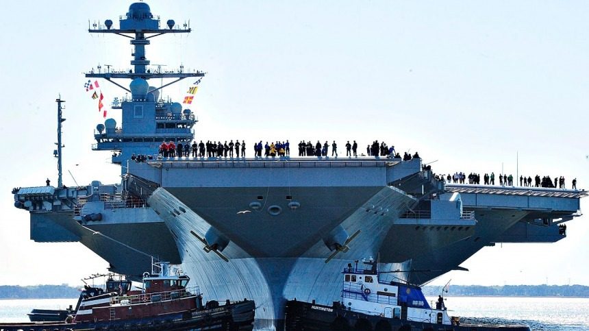 США вперше вивели в море новий суперавіаносець ➤ Главное.net